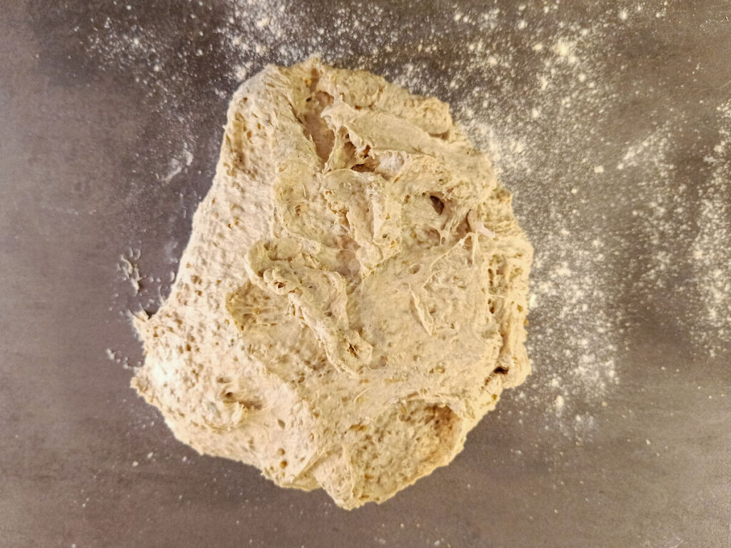 Ein Klops Teig - so fing das heute morgen an.